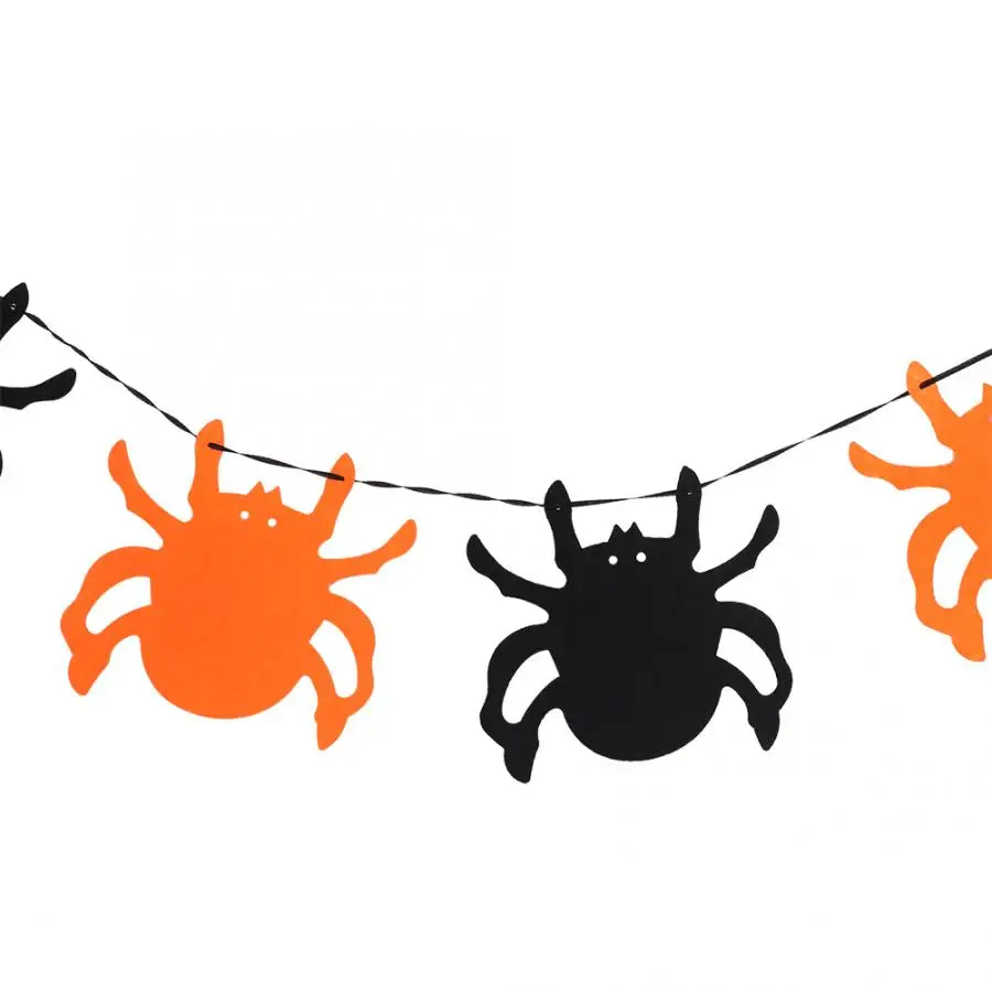 7 различных типов с надписью Happy Halloween висит флаг овсянка гирлянда для DIY Декор