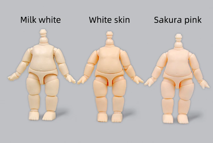 Neuer YMY-Körper, kleiner Gsc-Körper, kann mit BJD-Puppenkopf, GSC Obitsu 11-Puppe, OB-Gelenkkörper, bewegliche Puppenzubehör-Schuhe verbunden werden – Detail 1