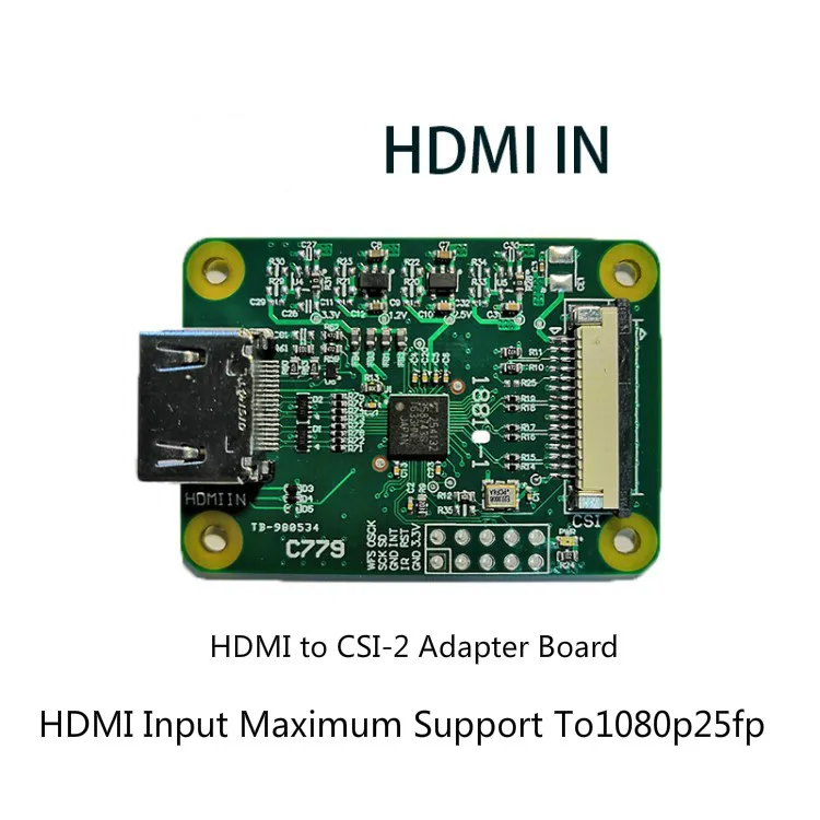HDMI to CSI 2 Bridge HDMI Input Maximum Support To1080p25fp Raspberry Pi Adapter Module