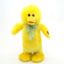 Говорящий Поющий прыжки утка хлопающие крылья говорящие плюшевые игрушки электронные мягкие животные для детей Девочки Мальчики детская диадема