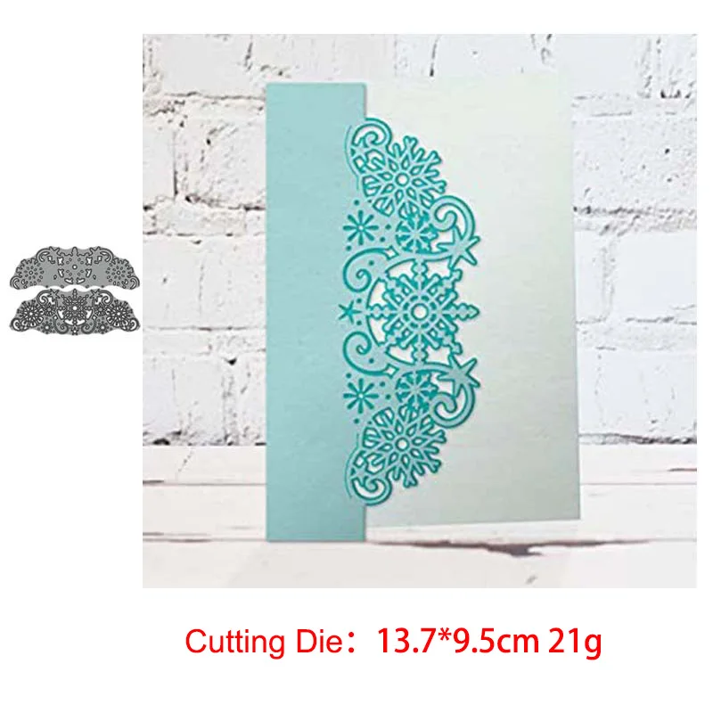 

Christmas snowflake lace METAL CUTTING DIES Stencil Scrapbooking Photo Album Card Paper Embossing Craft DIY