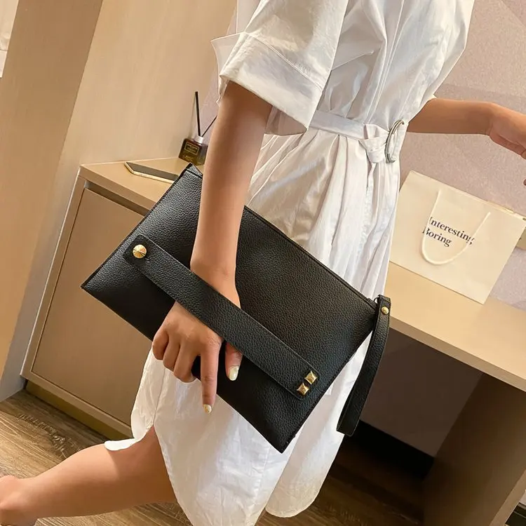 Fashion Luxury Handbag Women Bags PU Leather Designer Ladies Evening Envelope Bag Female Day Clutches 2026 New Lady Clutch Purse — view 3