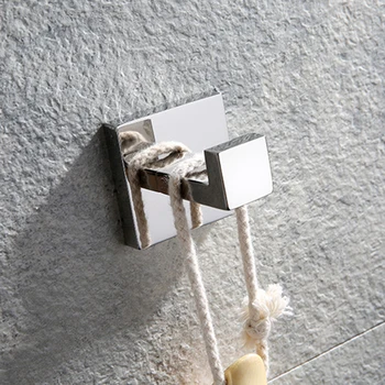 

304 stainless steel portable hooks Square hooks High quality guarantee hooks Brushed gold coat hooks