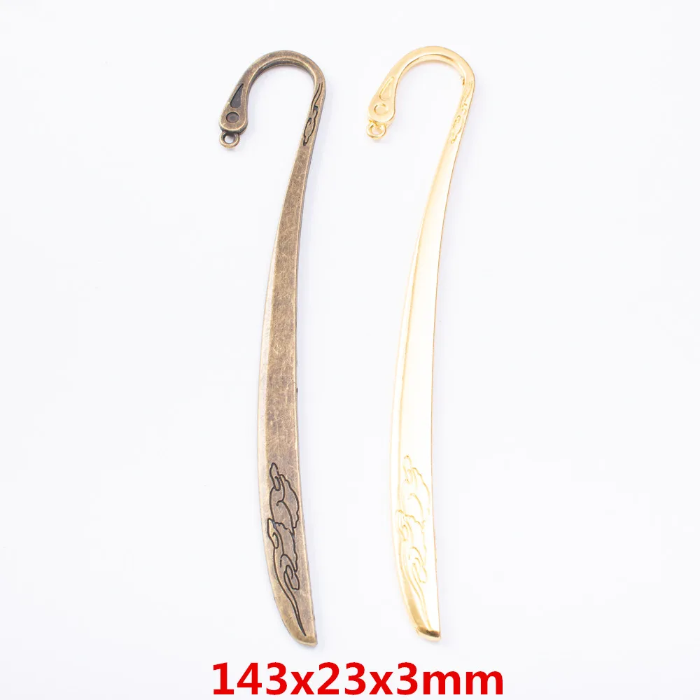

3 pieces of retro metal zinc alloy Bookmark pendant for DIY handmade jewelry necklace making 7442