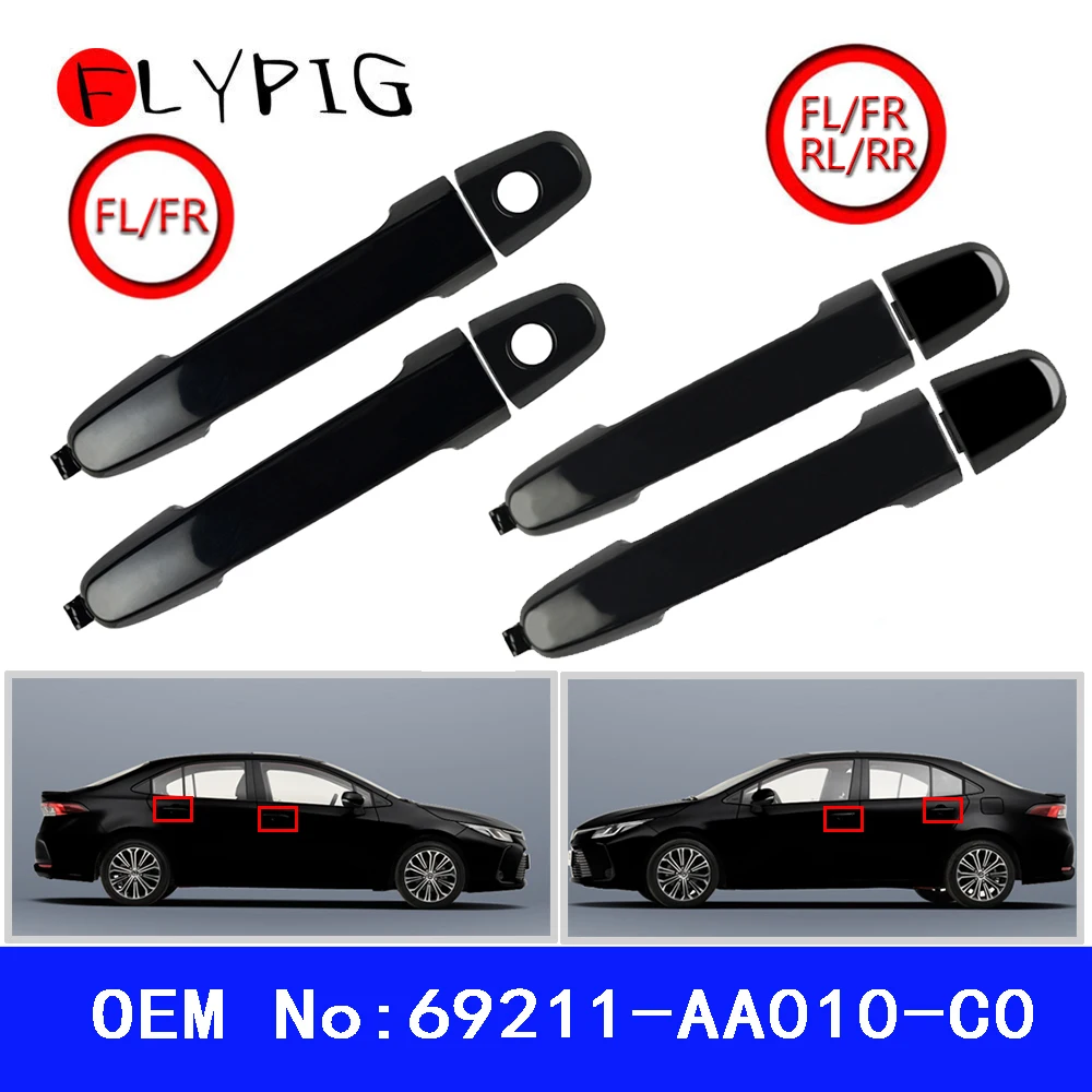 FLYPIG внешняя ручка двери для Scion Toyota Camry Yaris Corolla Prius RAV4 Matrix Solara Pontiac Vibe Передняя и