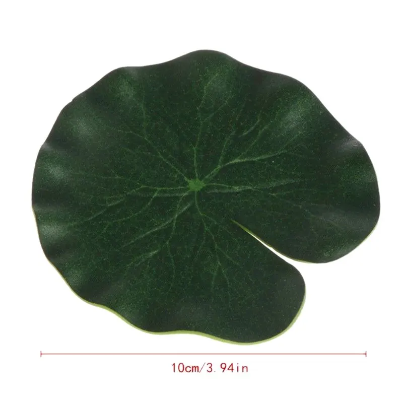 1 PCS 10cm Floating Lotus Artificial Flower Wedding Home Party Decorations DIY Water Lily Mariage Fake Plants - Цвет: 10cm