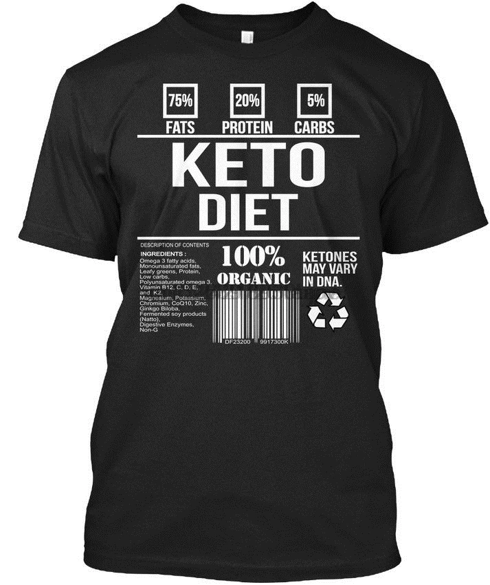 

Keto Diet Standard Unisex T-Shirt O Neck T-Shirts Male Low Price Steampunk T Shirt Fashiont Shirt Free Shipping Top Tee