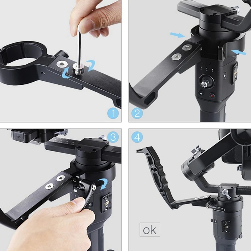 Ручной карданный аксессуары для камеры перевернутая ручка для DJI Ronin S/Ronin SC