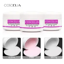 COSCELIA 1 шт. акриловый порошок поли гель для ногтей лак для ногтей украшения для ногтей кристалл маникюрный набор профессиональные аксессуары для ногтей