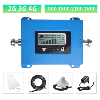 

GSM Repeater 2G 3G 4G 800 1800 2100 2600 LTE Cellular Signal Amplifier 4G Cellular Amplifie Mobile DCS Signal Booster Repeater