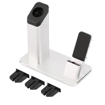 

Modern Design Aluminum Alloy Mobile Phone Charging Base Stand Metal Charging Cradle Dock Charger For Apple For Iwatch Wholesale