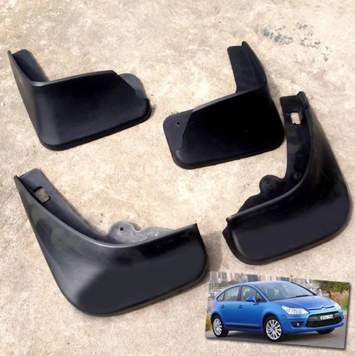 Подходит для 2004 2005 2006 2007 2008 2009 2010 CITROEN C4 хэтчбек брызговик W Логотип аксессуары