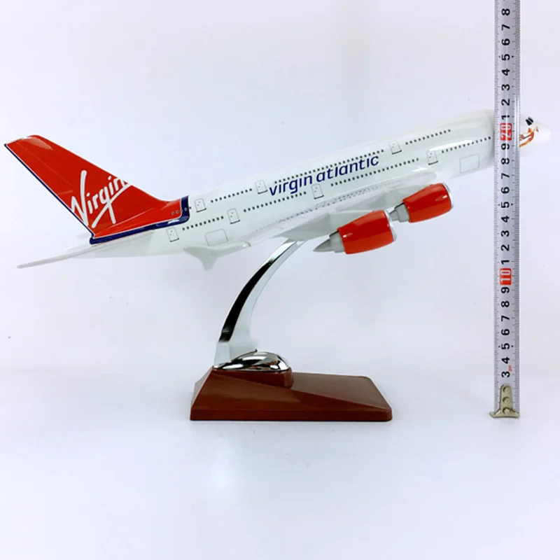36 см 1:200 Airbus A380-800 Британский самолет и базовый сплав самолет коллекция дисплей авиакомпания игрушка модель украшения дома