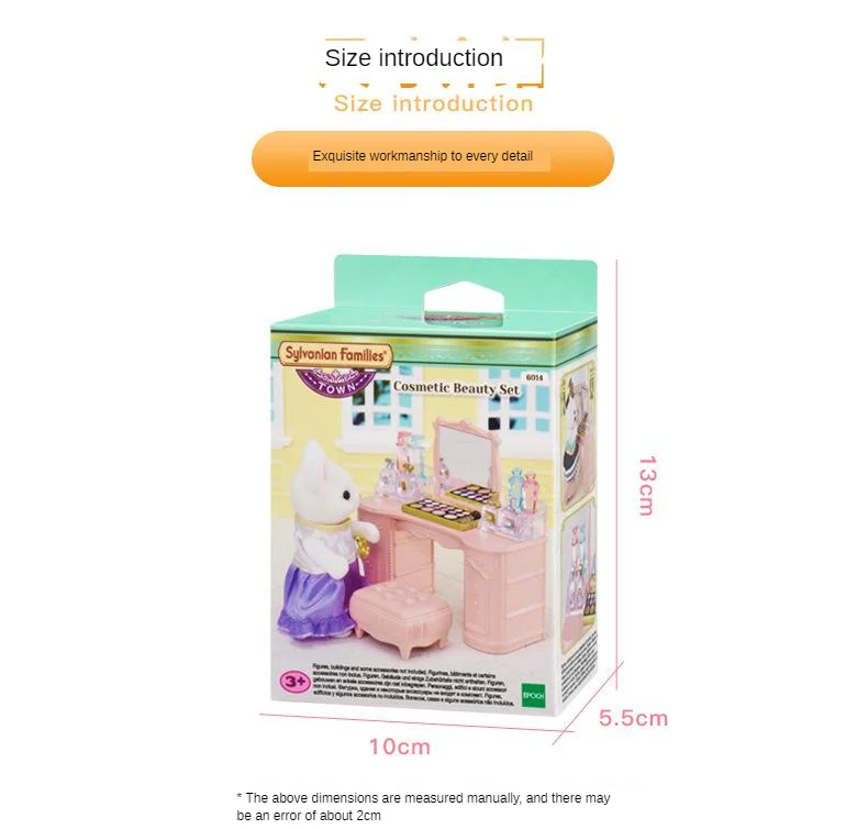 Semipkg дети Sylvanian Families игрушка изысканный Побеленный чехол игровой дом для девочек кукла игрушка 6014