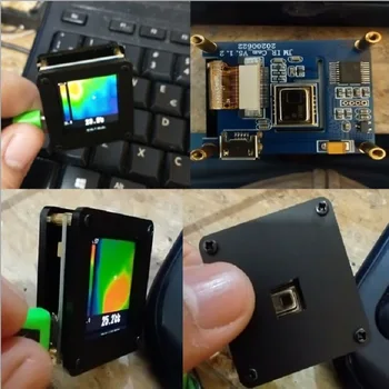 Sensor de temperatura de cámara térmica infrarroja, dispositivo de detección de distancia más larga de 7m/23 pies, tamaño compacto, fácil de llevar, 8x8, AMG8833 2