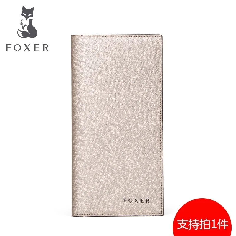 

Gold Fox / Lady Wallet Long Money 2019 Multi-card Bit Suit Clip Two Folding Ticket Clip Tide