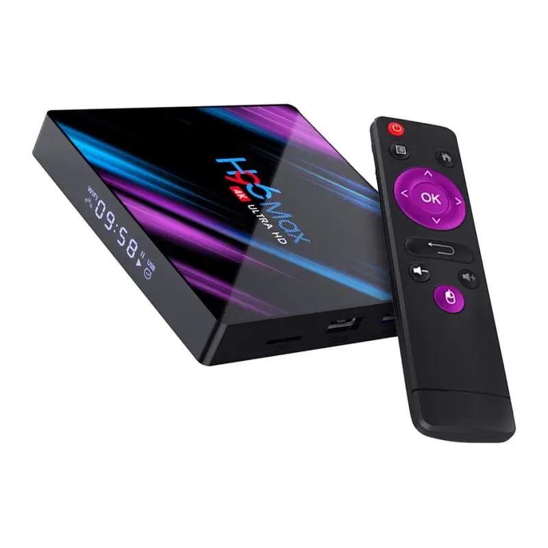 ТВ приставка SMART Android 9,0 H96 Max3318 WiFi 2,4G/5G 3D медиаплеер Великобритания