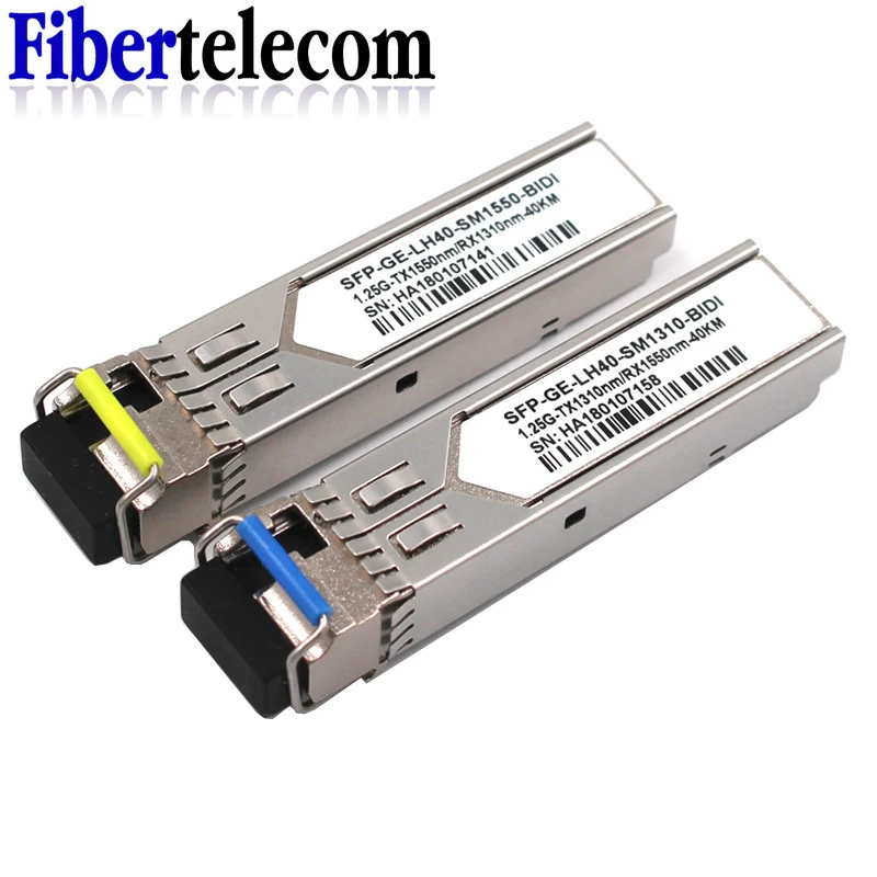 SFP трансивер модуль 1 25G LC 1310nm/1310nm двойной волоконный переключатель совместимый с