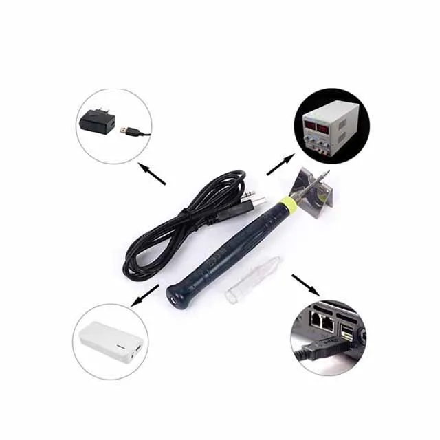 

A23-- 5V 8W USB Soldering Iron Mini Portable USB Electric Powered Soldering Iron Pen Tip Touch Soldering Welding