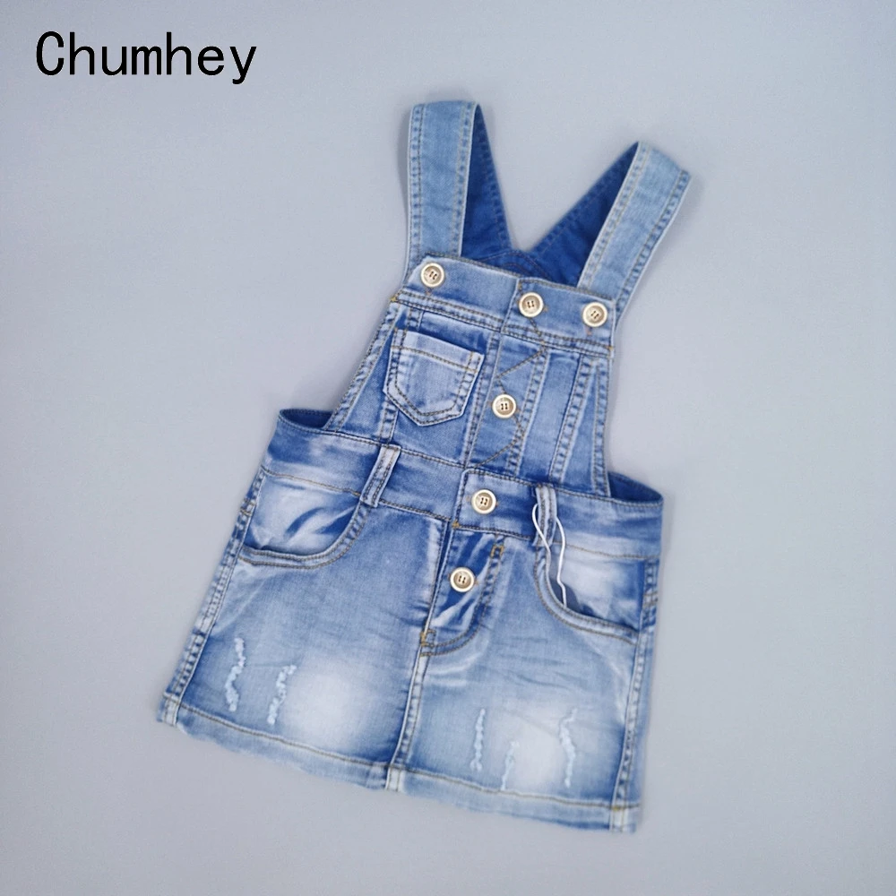 Комбинезон детский Chumhey джинсовый на бретелях летний | Детская одежда и обувь
