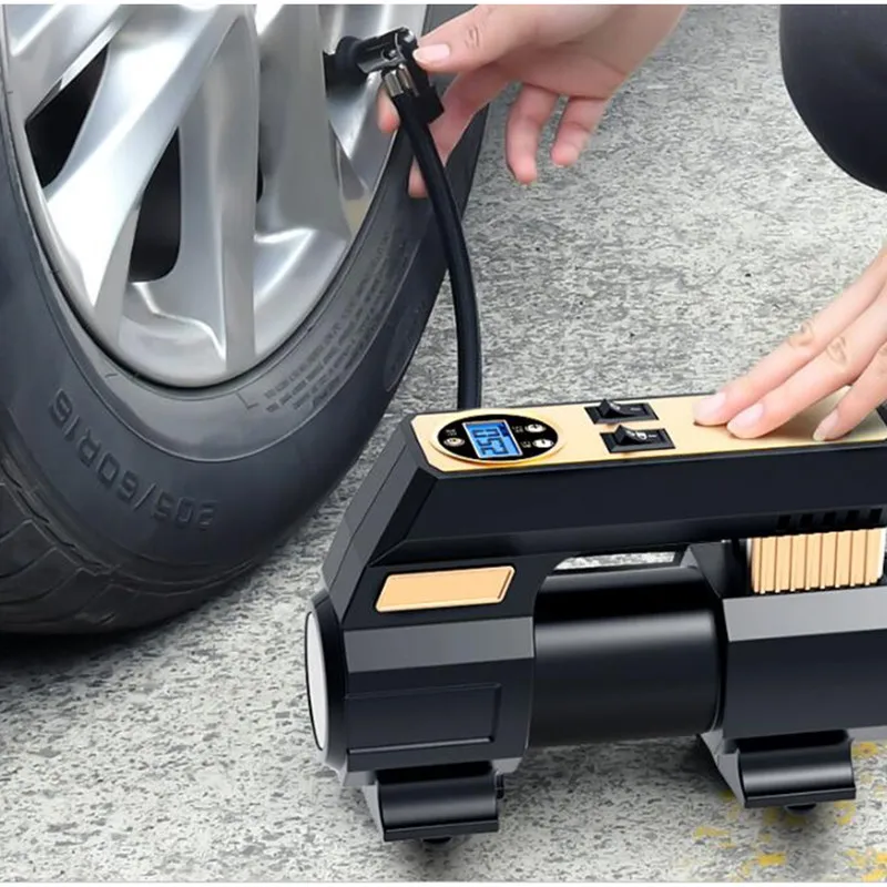 

Air Pump Compressor De Aire 12V Coche Car Tire Inflator Electric Tyre Portable Compresseur Inflador De Neumaticos Para Auto