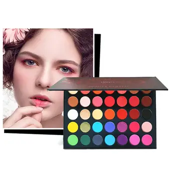 

35 Colors Eye Shadow Palette Cream Long Last Eyeshadow To Eye Easy Shimmer Matte Shadows Wear Great Gift Cosmetic