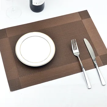 

PVC Nordic Placemat Household Tableware Placemat For Dining Table Decoration Individual Table Wedding Mat Tea Mat Coaster Cup
