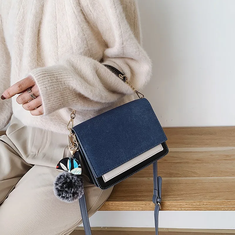 PU Leather Crossbody Bags For Women High Quality Patchwork Casual Designer Shoulder Messenger Bags Lady Travel Handbags