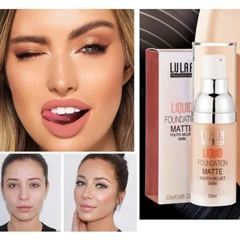 

Waterproof Long Lasting Full Coverage Blemishes Scars Face Foundation Concealer Moisturizing Brighten Clear Nude Makeup TSLM1