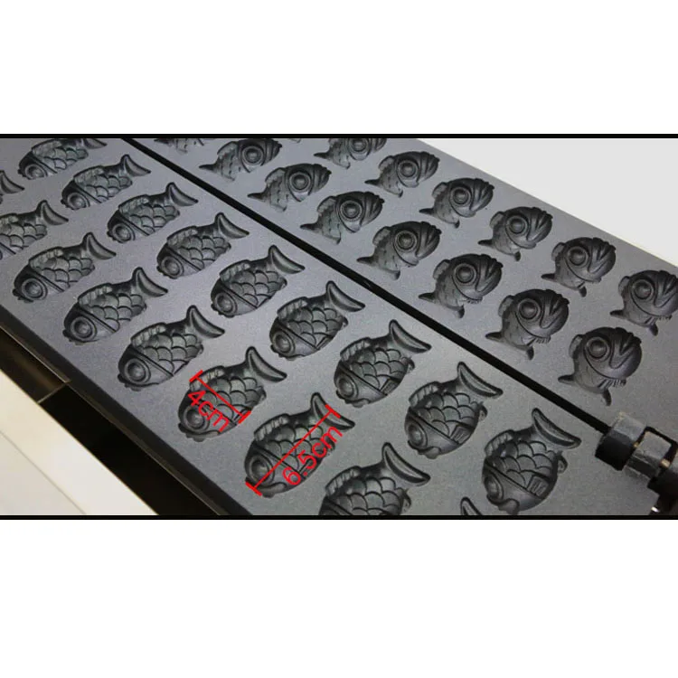 Коммерческая электрическая машина для приготовления небольших вафель Taiyaki мини