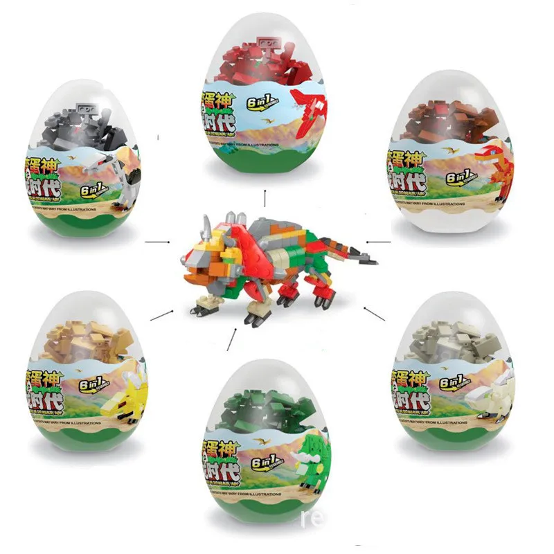

New building blocks twist egg fashion lego animal assembly toys parent-child enlightenment puzzle children's toys