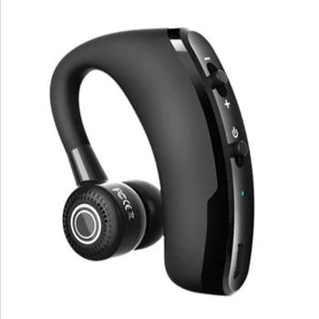 

V9 Handsfree Earhook Earphone Wireless Bluetooth Headset Single Earbud Caller Broadcast Number Business Driving Headset