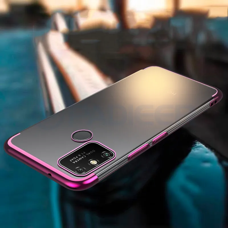 Phone Case for Huawei Honor 9A Shockproof Luxury Bumper TPU Back Clear Cover 9a 9 a MOA-LX9N |