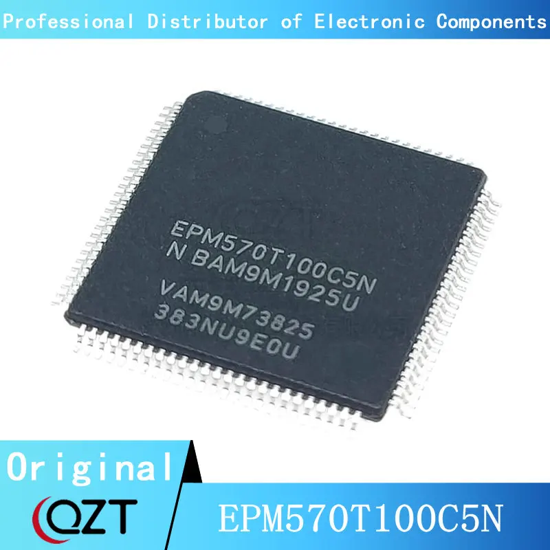 10pcs/lot EPM570T100C5N QFP EPM570T100 EPM570T100C5 TQFP-100 chip New spot 1pcs lot epm570t100c5n epm570t100i5n 570t100 c5n i5n tqfp 100 programmable ic chip