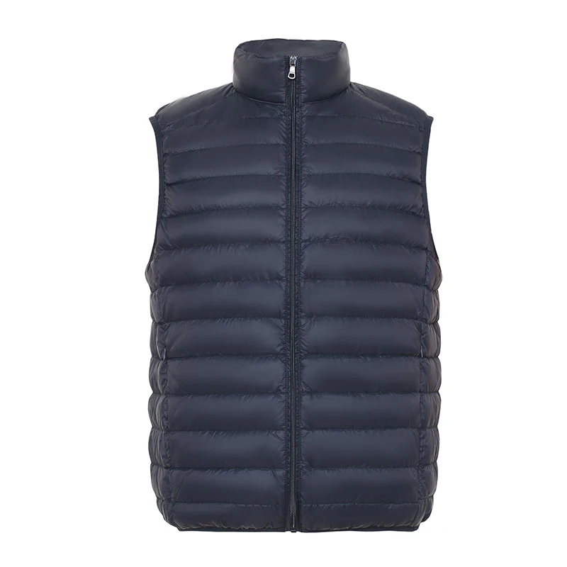 Man 90% Duck Down Vest Ultra Light Gielt Casual Waistcoat Spring Autumn Light Down Jacket Male Good Quality 2