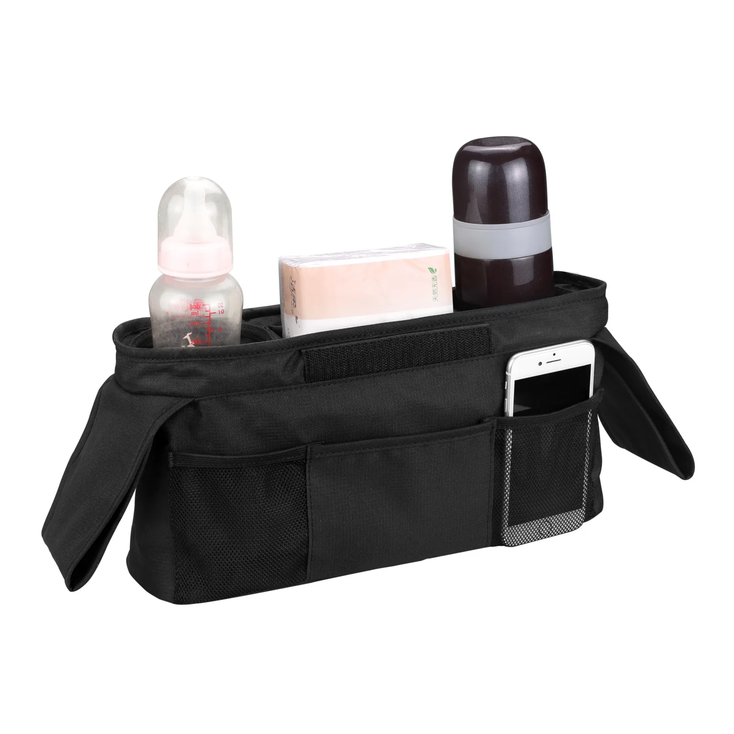 

Hot Sales Infant Cart Bag Multi-functional Hanging Bag Diaper Bag Stroller Bag Waterproof Large-Volume Storgage Bag