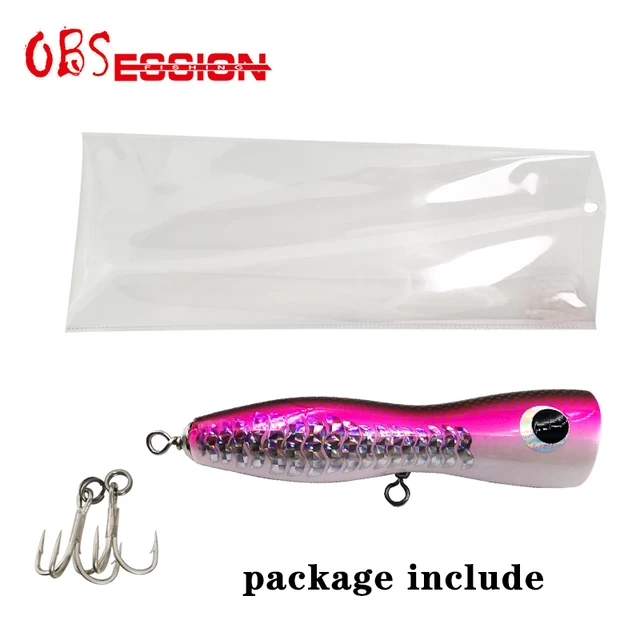 65g90g120g140g Trolling Wood Stickbait Pencil Popper Tuna Boat Fishing Lure Topwater Long Casting Wobbler Carp Artificial Leurre R