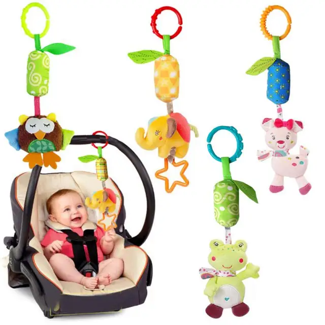 Baby Soft Hanging Toys Baby Car Seat Bell Toy Cute Baby Strollers Hanging Toy Baby Carriage Pendant Baby Stroller Accessories 1