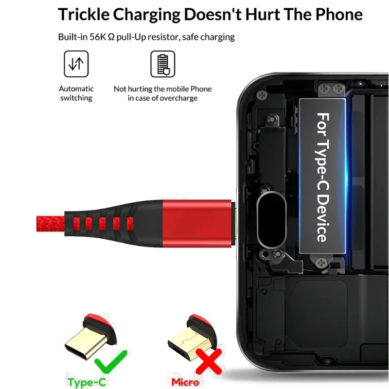 Кабель для передачи данных 3A Quick Charge 3,0 usb type C кабель для Xiaom Redmi Note 7 кабель для быстрой зарядки type-C для samsung S9 S10 Plus USB C