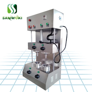 

Umbrella shape Pizza cone Machine double heads Pizza cone making machine Rotary Pizza Oven and Heating rods