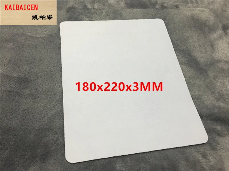 10pcs/lot Blank Sublimation mouse pads Round heart Square large Mat Pad for Transfer Heat Press Printing Crafts 