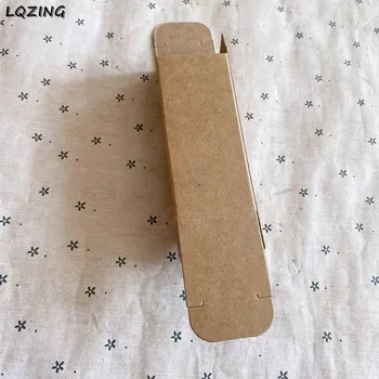 

38*38*88mm DIY Kraft Paper Gift Box For Essential oil Bottle/Cosmetic Packing Fold Craft Candle Cardboard Party Gift ideas Boxes