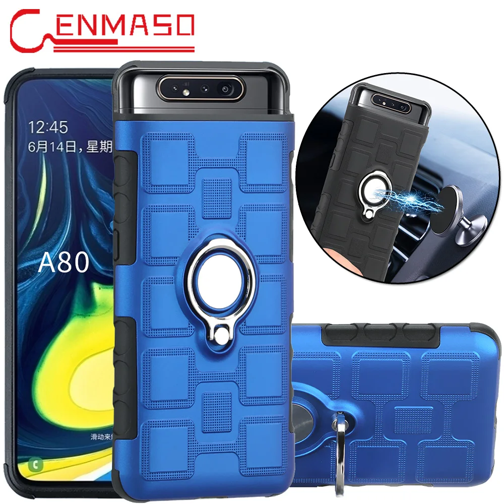 Для samsung A80 чехол для samsung Galaxy A90 A80 A70 A60 A50 A40 A30 A20 A10 M40 магнитный автомобильный держатель кольцо противоударный чехол