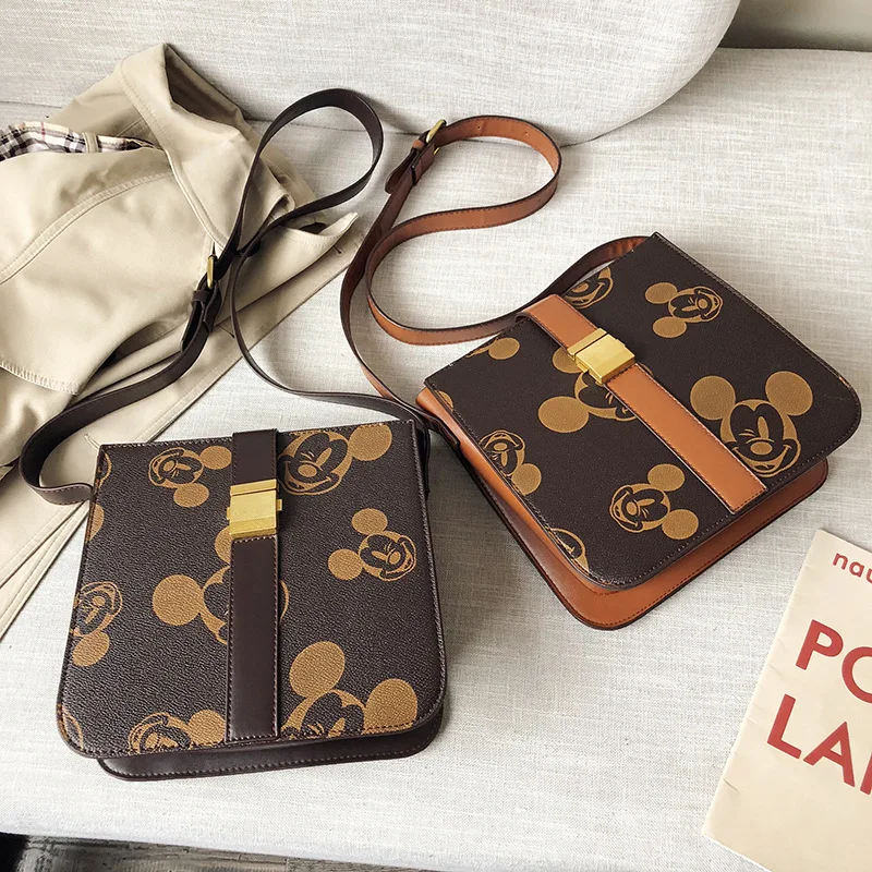 

2019 New Mickey Handbag Women Shoulder Crossbody Bag High Quality Pu Leather Female Handbag Waterproof Ladies Shopping Bag Tote
