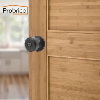 

Probrico Privacy Lock interior door knob Rotation front back door handles lock cylinder keyless bedroom bathroom door locks
