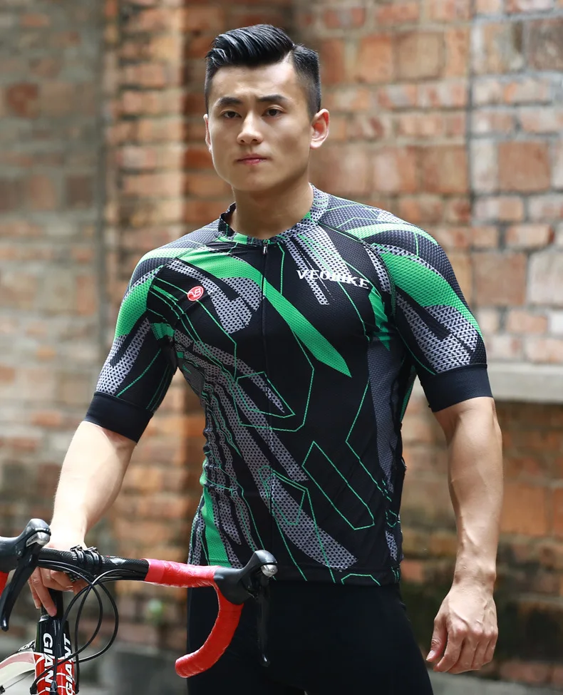 Топ качество короткий рукав Велоспорт Джерси наборы Ropa Ciclismo Hombre велосипедная форма быстросохнущая велосипедная Одежда MTB Одежда для велоспорта