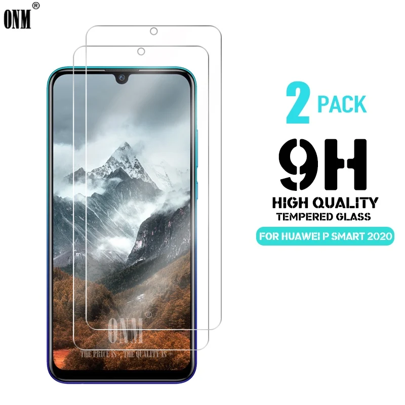 2 pcs Tempered Glass For Huawei P smart 2020 Glass Screen Protector 2.5D  Tempered Glass For Huawei P smart 2020 Protective Film