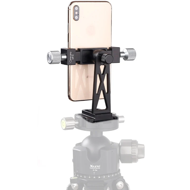 CNC алюминиевый сплав крепления держатель для iPhone samsung Xiaomi Мобильные Телефоны Huawei подставки с быстроразъемной пластиной для штатива