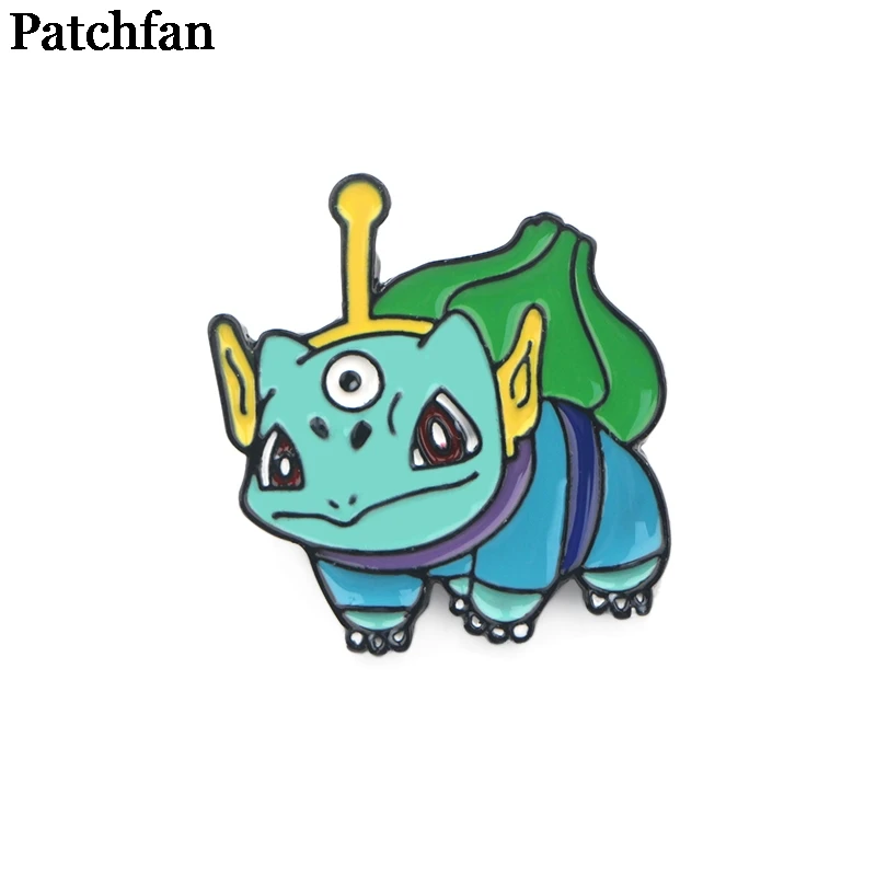 7 Patchfan мультфильм персонажи цинка металлический Узелок Значки пункт рубашка сумка Одежда Кепка рюкзак броши для обуви значки медали A2264 - Цвет: 7