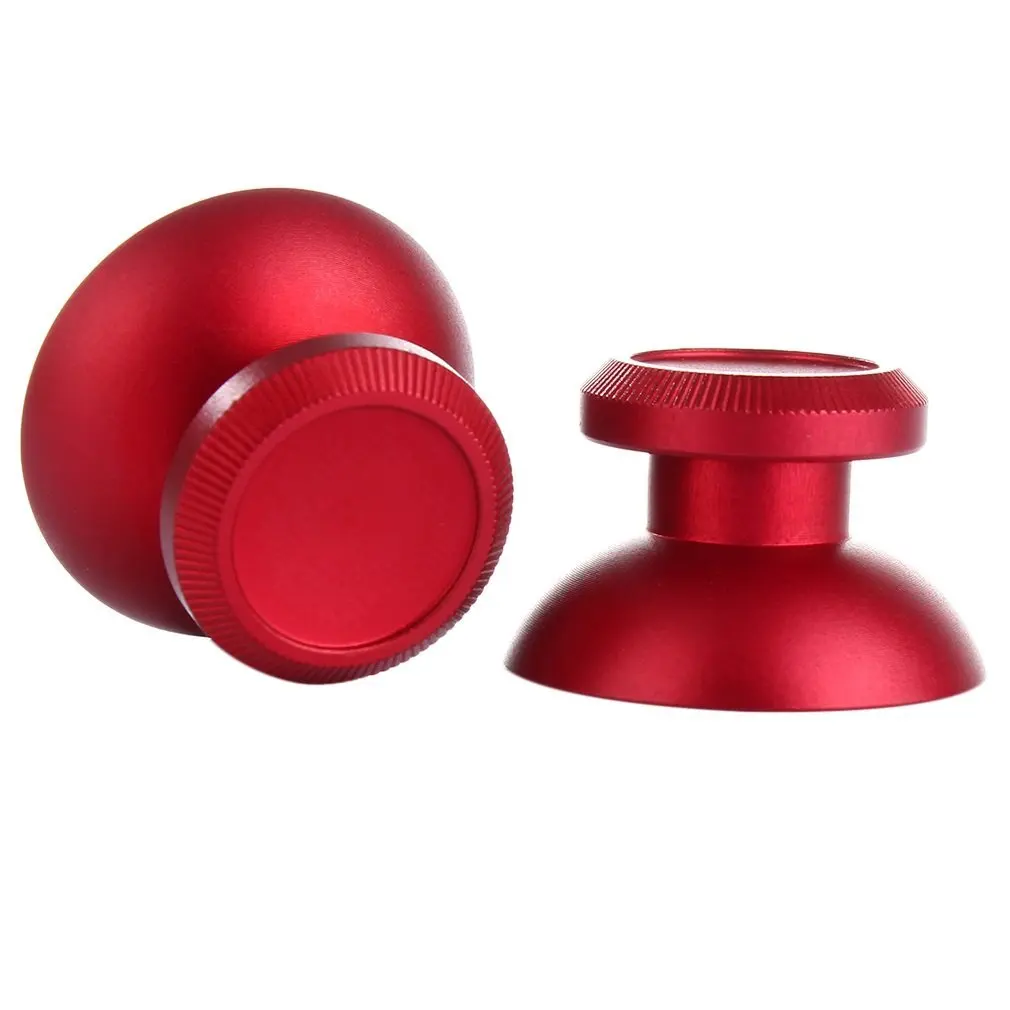 

2pcs Universal 3D Thumbstick Cap Aluminum Alloy Metallic Metal Analogue Analog Joystick Stick Module For PS4 Controller